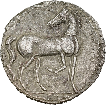 Zeugitane, statère de billon ou 1,5 shekel, 220-180 av. J.-C.