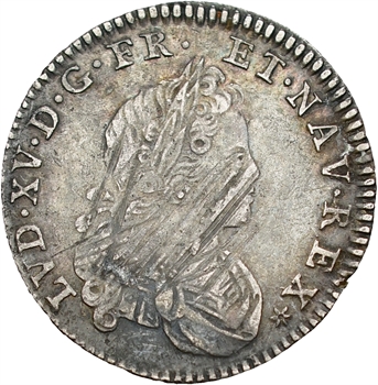 Louis XV, pièce de XX sols de Navarre, 1720 Caen