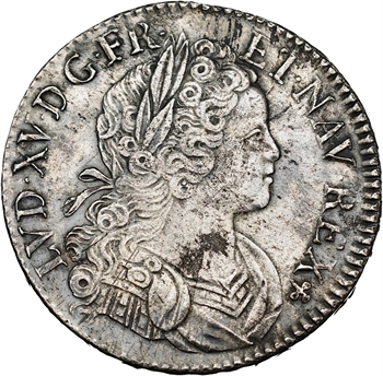 Louis XV, écu de Navarre, 1718 Paris