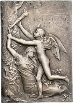 Roty (L.-O.) : Plaque de l&rsquo;Exposition Universelle, 1900 Paris