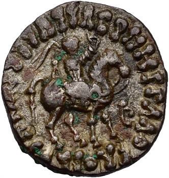 Royaume Indo-Scythe, Azès Ier, drachme (Zeus), c.57-35 av. J.-C. Taxila