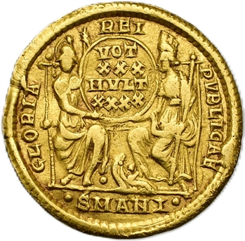 Constance II, solidus, Antioche, 10e officine, 354