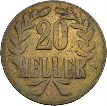 Afrique orientale allemande (Tanzanie), 20 heller, 1916 Tabora