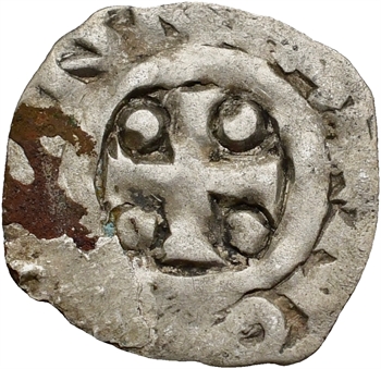 Normandie (duché de), Guillaume le Bâtard (le Conquérant) (1037-1087), AR denier. Au nom de son fils Guillaume le Roux