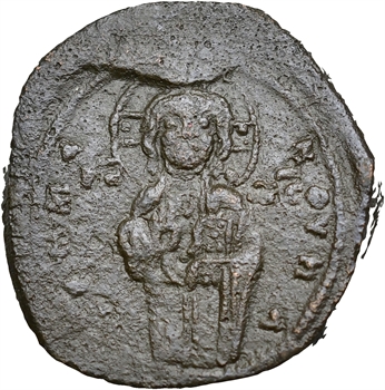 Michel IV ou milieu XIe siècle, follis anonyme, classe C, Constantinople, s.d. (c.1034-1041)