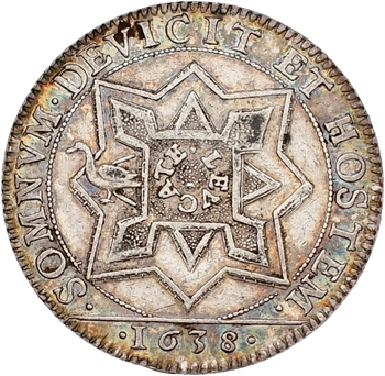 Louis XIII, jeton extraordinaire des guerres, prise de Leucate, 1638