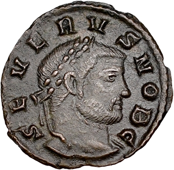 Sévère II, quart de follis, Siscia, 305-306