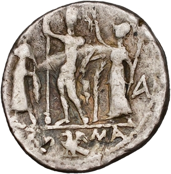 Cornelia, denier, Rome, 112-111 av. J.-C.