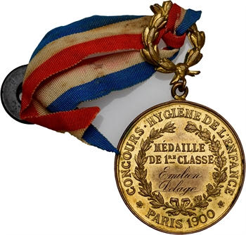 IIIe République, concours d&rsquo;hygiène de l&rsquo;enfance pour l&rsquo;Exposition Universelle, 1900 Paris