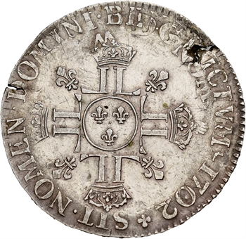 Louis XIV, demi-écu aux huit L, 2e type, s.d.