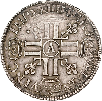 Louis XIV, écu aux huit L, 1er type, 169(?) Paris