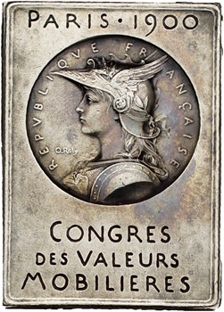 Roty (O.) : Congrès des valeurs mobilières, 1900 Paris