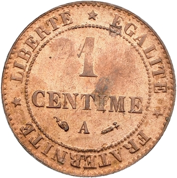 IIIe République, 1 centime Cérès, 1884 Paris