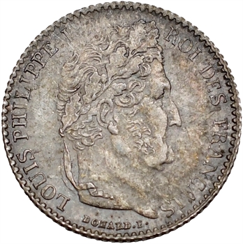 Louis-Philippe Ier, 1/4 franc, 1845 Rouen