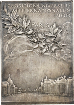 Roty (L.-O.) : Plaque de l&rsquo;Exposition Universelle, 1900 Paris