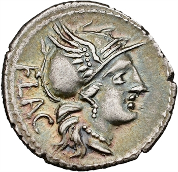 Rutilia, denier, Rome, 77 av. J.-C.