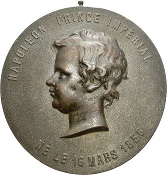 Second Empire, naissance de Napoléon IV, bois durci, 1856