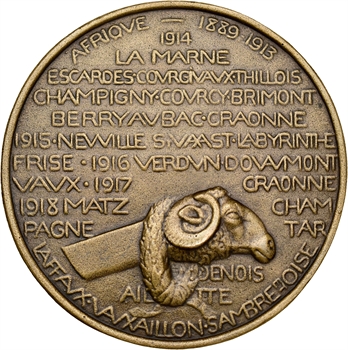 Schwab (André Pierre) : Au général Charles Mangin (colonies), fonte, s.d.