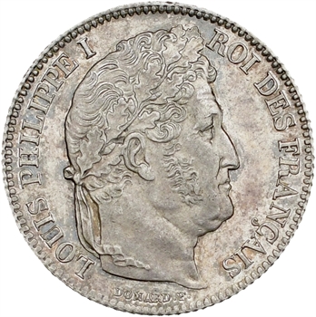 Louis-Philippe Ier, 1 franc, 1842 Strasbourg