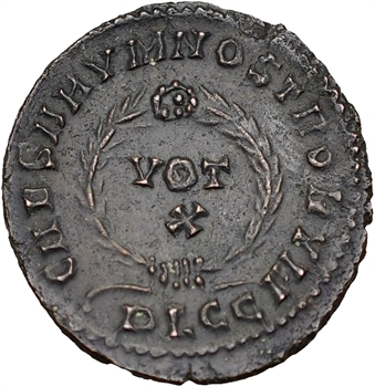 Crispus, nummus, Lyon, 323