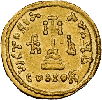 Héraclius, Héraclius Constantin et Héraclonas, solidus, Constantinople, 1re officine, 638-639