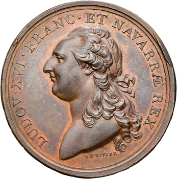 Louis XVI et Marie Antoinette, par Duvivier, s.d. Paris