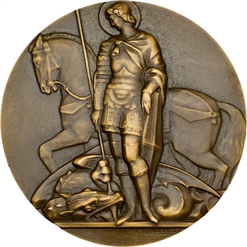 Delannoy (M.) : Saint Georges et le dragon, s.d. Paris