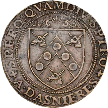 Bourbonnais, Louis, cardinal de Bourbon, et André d&rsquo;Asnières, Commandeur de l&rsquo;abbaye Saint Denis, s.d. (1549)