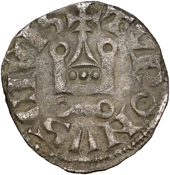 Philippe IV, obole tournois à l&rsquo;O rond