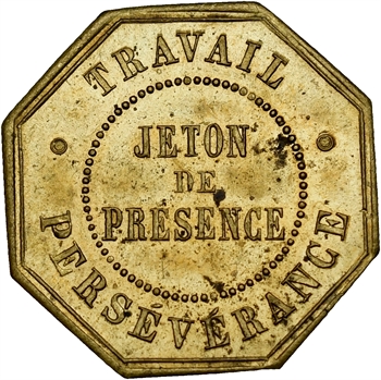 Orient de Paris, Le Héros de l&rsquo;Humanité, Loge 147 du Suprême Conseil, jeton de présence, s.d. Paris