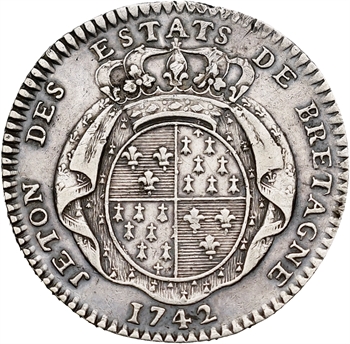 Louis XV, les États de Bretagne, 1742 Paris