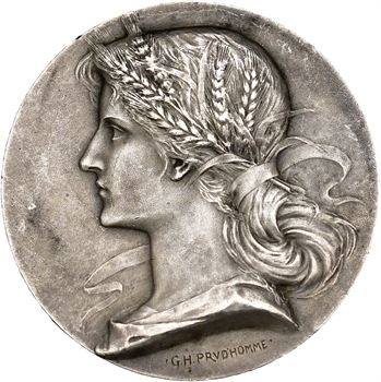 IIIe République, Caisse d’épargne de La Rochelle, par Prud’homme, en argent, s.d. (1903) Paris