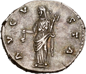 Divine Faustine Mère, denier, Rome, après 147