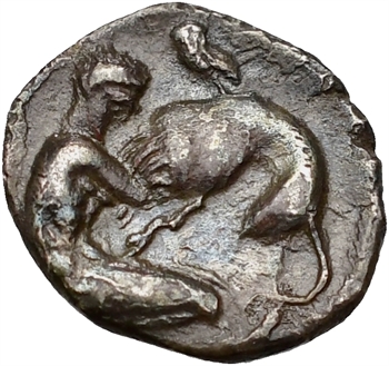 Calabre, Tarente, diobole, c.425-281 av. J.-C