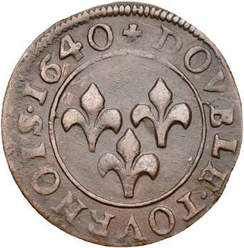 Orange (principauté d’), Frédéric-Henri, double tournois, 1640