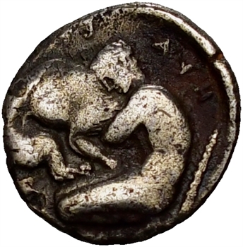 Lucanie, Héraclée, diobole, 350-300 av. J.-C.