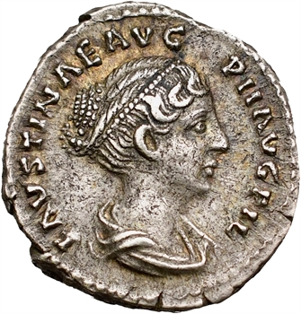 Faustine Jeune, denier, Rome, 148