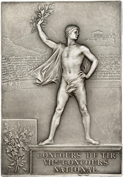 Vernon (F.) : Exposition Universelle et Jeux Olympiques de Paris, VIIe concours national de tir, 1900 Paris