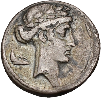 Pomponia, denier, Rome, 66 av. J.-C.