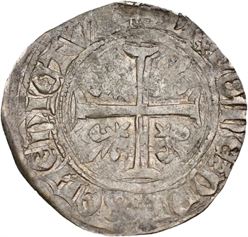Charles VII, blanc aux trois lis 1re émission, Tours