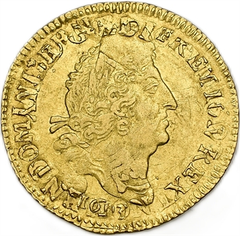 Louis XIV, louis d&rsquo;or aux quatre L, 1693 Paris