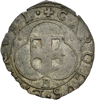 Savoie (duché de), Charles-Emmanuel Ier, parpaiolle, 1585 Bourg-en-Bresse