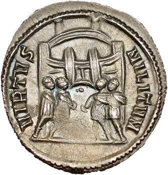 Galère Maximien, argenteus, Rome, 294