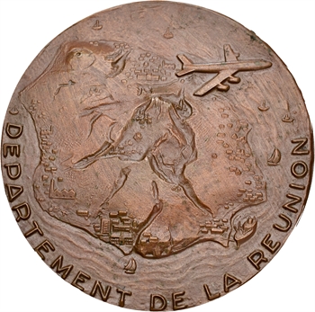 La Réunion, tricentenaire du peuplement de l’île, par Guiraud, 1965 Paris