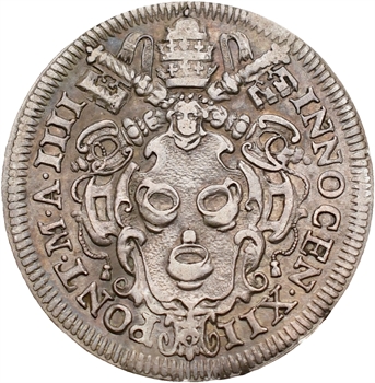 Vatican, Innocent XII, 1 giulio (guerre des 9 ans), 1694 Rome