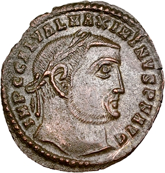 Maximin II Daia, follis, Héraclée, 313