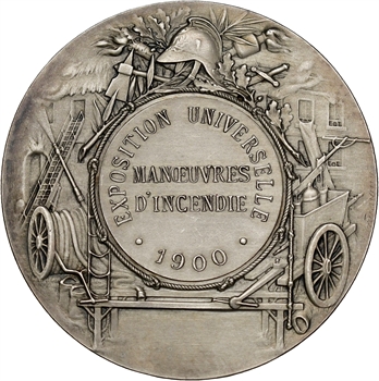 Bottée (L.) : Exposition universelle de Paris, manœuvres d&rsquo;incendie, 1900 Paris