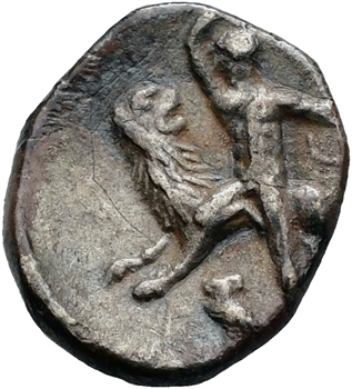 Calabre, Tarente, diobole, c.425-281 av. J.-C