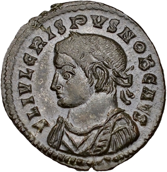 Crispus, nummus, Lyon, 323-324