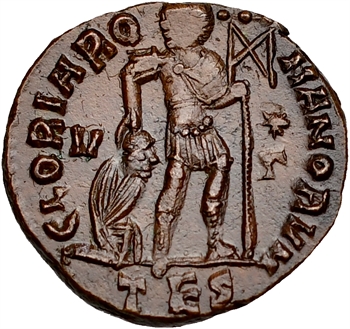 Valens, nummus, Thessalonique, 364-367
